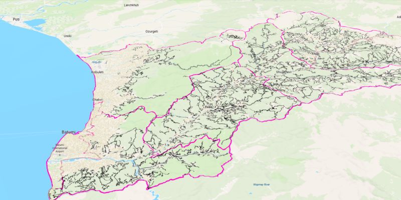 Creation of a Unified Geodatabase of Adjara's Forest and Municipal Roads