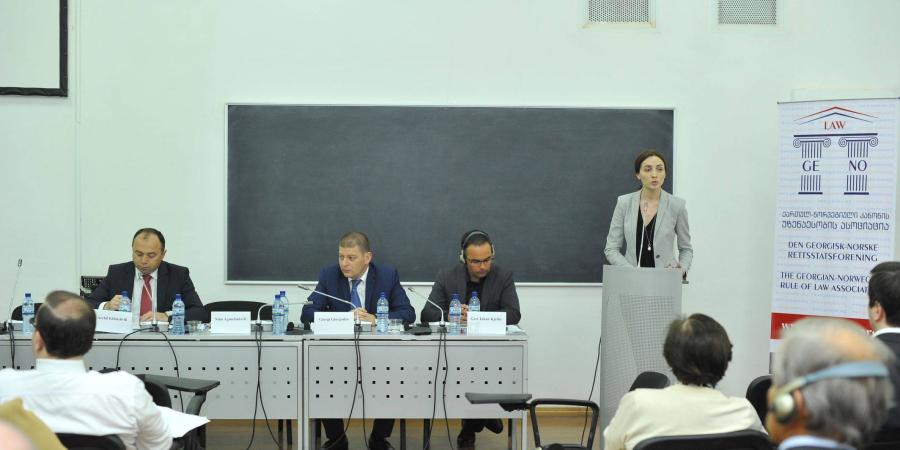Official presentation  of NGO "Georgian-Norwegian Association of the rule of law"