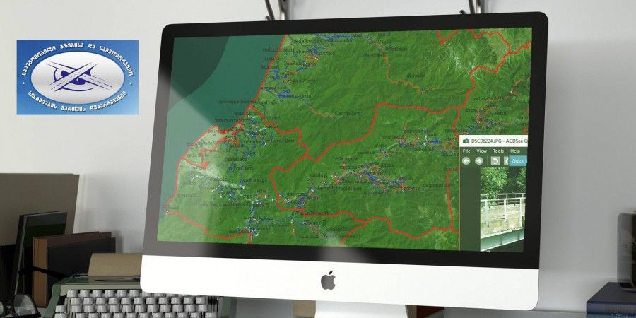 Creation of electonical digital maps of roads that are on the balace of department and creating united database of Geographical data