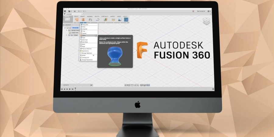 FUSION 360 - საწარმოო დიზაინისა და დამუშავების Cloud-ზე დაფუძნებული 3D CAD / CAM პროგრამის ტრენინგი