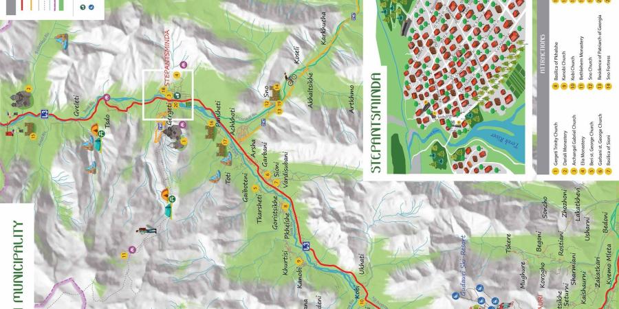 Free Edition Of Gudauri-Kazbegi Tourist Map