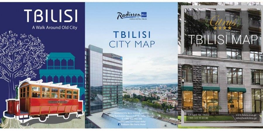 Branded Tbilisi Tourist Map Project 2018
