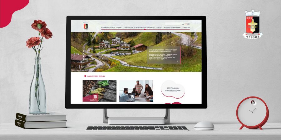 Web Design and Development of the official website for Dusheti Municipality