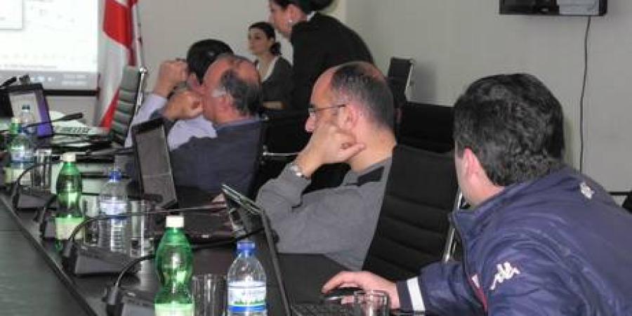 Training in Ministry of Regional Development and Infrastructure of Georgia (MRDI)