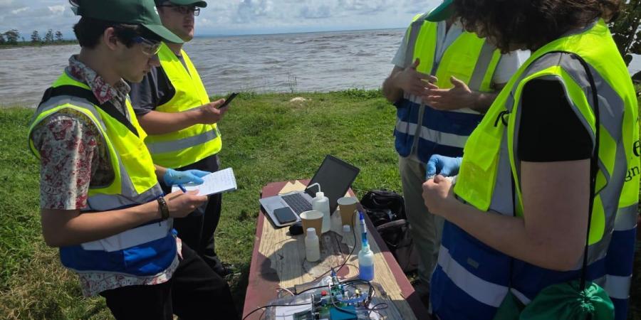 The second environmental monitoring field visit was carried out in Poti