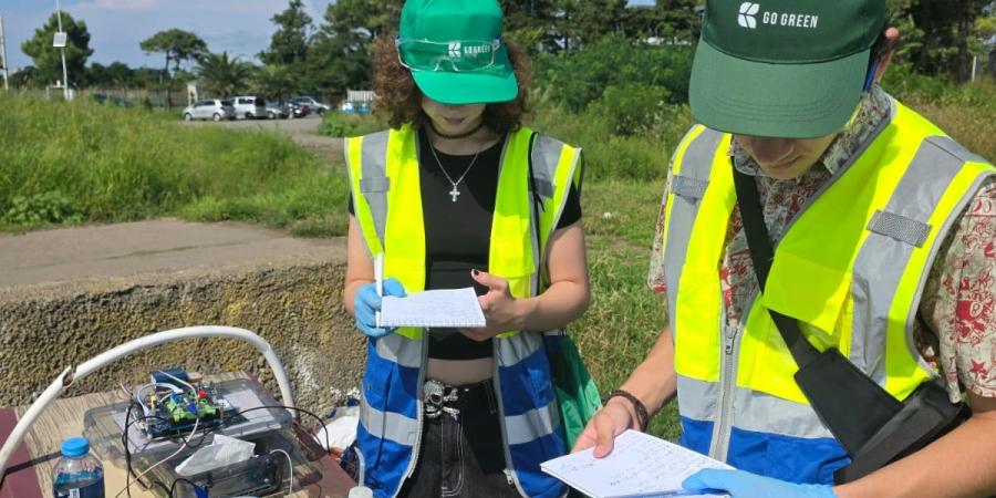 The second environmental monitoring field visit was carried out in Poti