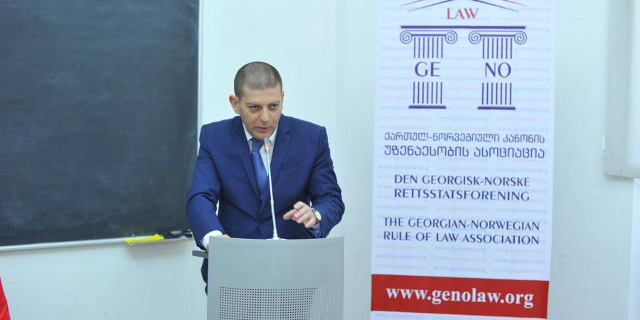 Official presentation  of NGO "Georgian-Norwegian Association of the rule of law"